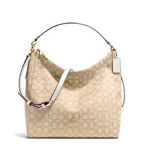 Coach Outline Signature Celeste Hobo Bag